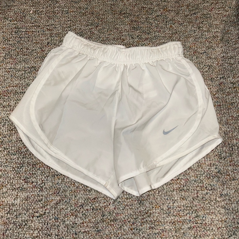 Nike Women's White Athletic Shorts